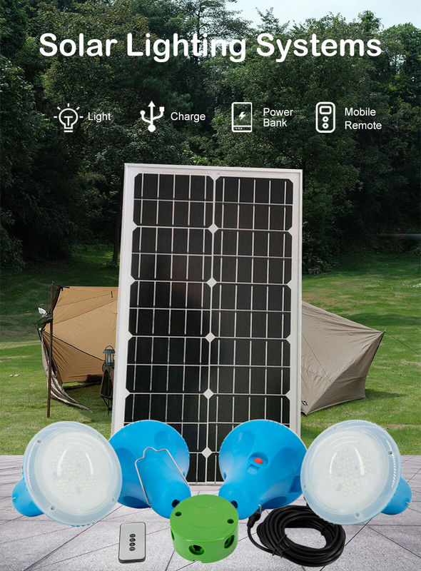 Orange Garden Iluminación solar para el hogar atmósfera al aire libre 30W Panel solar