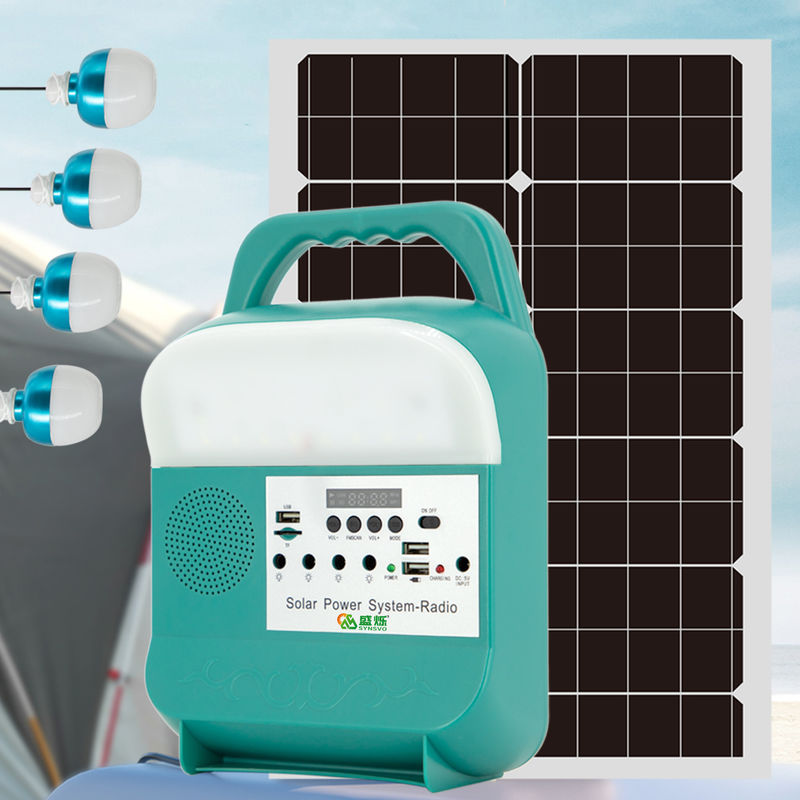 Sistema impermeable al aire libre Dimmable Mini Portable Tent Hiking LED de la luz del panel solar