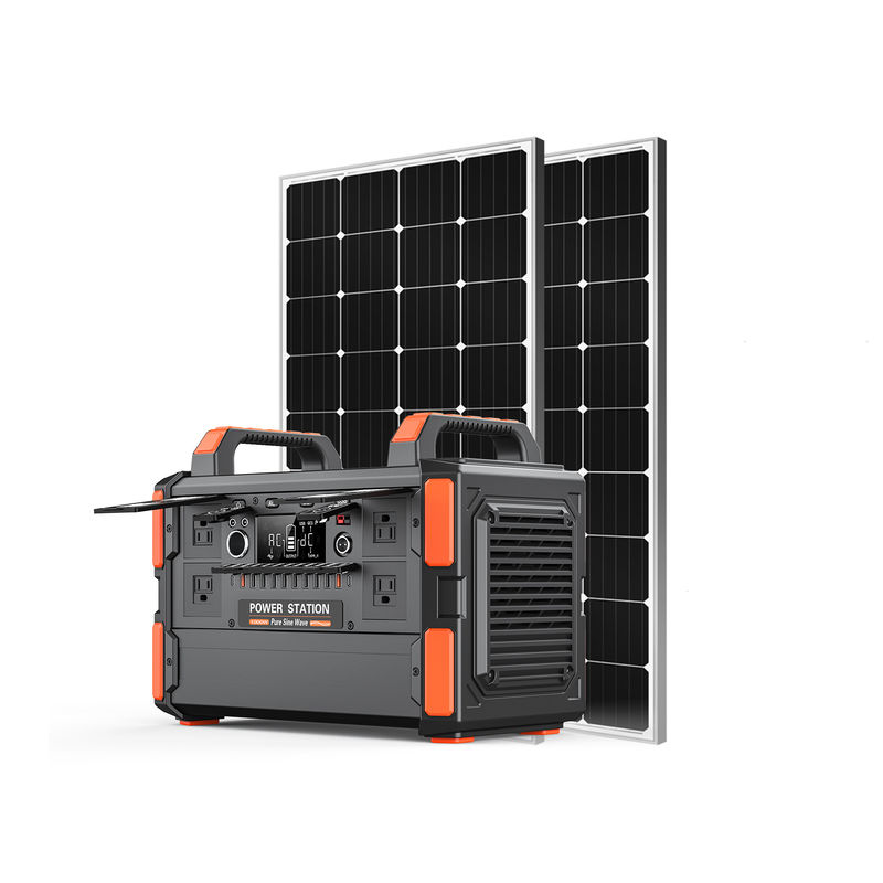 Central eléctrica solar portátil al aire libre de carga del teléfono móvil del generador del campo 1000w