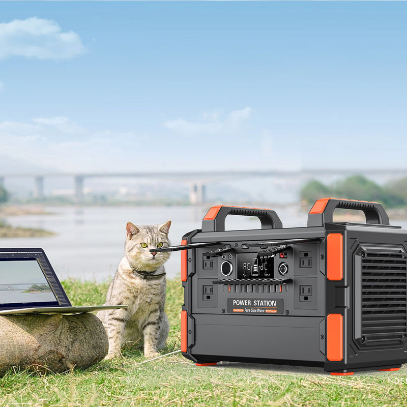 Central eléctrica solar portátil al aire libre de los generadores 1000w con el tipo C