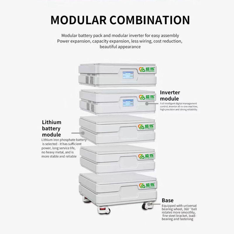 Generador de energía solar portátil 5KW 10KW de las baterías de litio para las luces de la TV para la casa