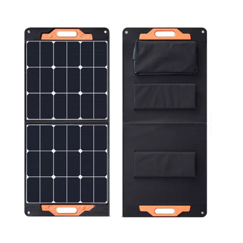 Cargador móvil portátil impermeable de la central eléctrica del panel solar 450W mono plegable con el USB