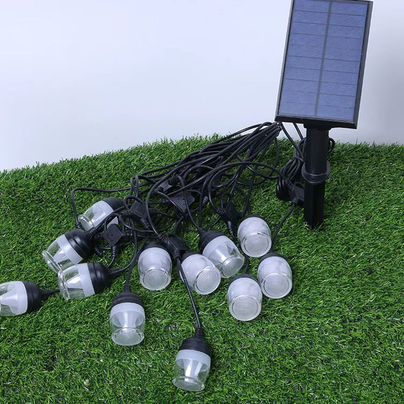 La secuencia al aire libre solar de los bulbos del vintage enciende el patio decorativo impermeable comercial llevado