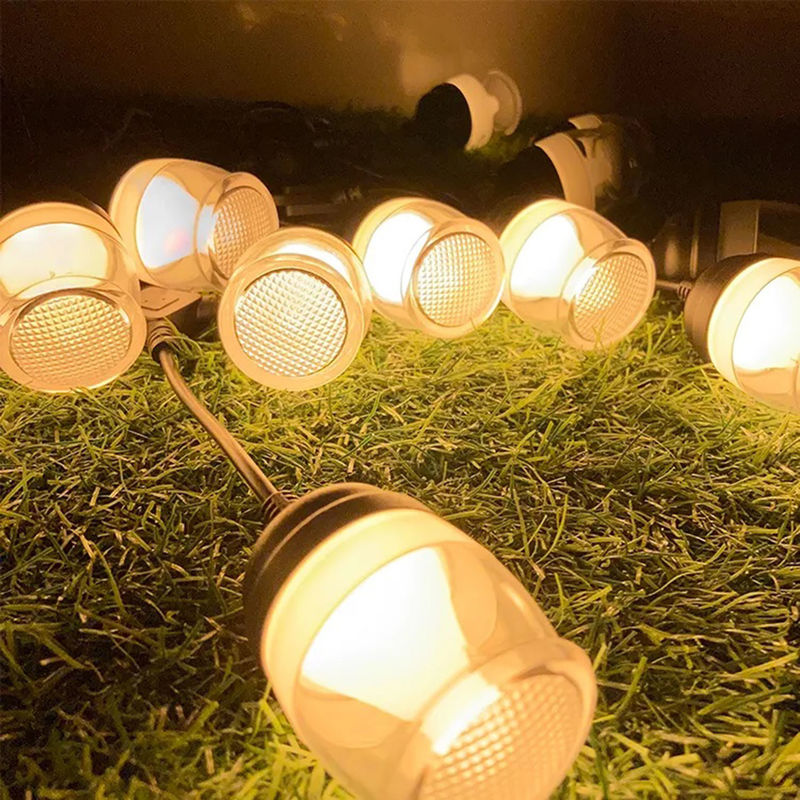 Fiesta de días festivos al aire libre solar decorativa del ABS del PVC de la luz de la secuencia de la Navidad