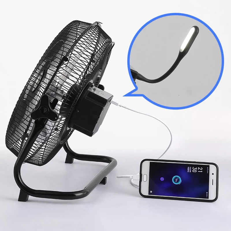 Luz al aire libre recargable portátil de la carga de batería del poder de la energía del panel solar USB LED