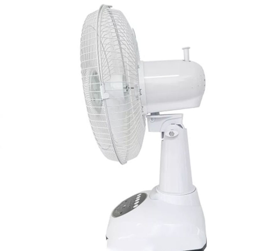 Fan recargable solar portátil de la tabla eléctrica 12 pulgadas que encargan de la función del banco del poder