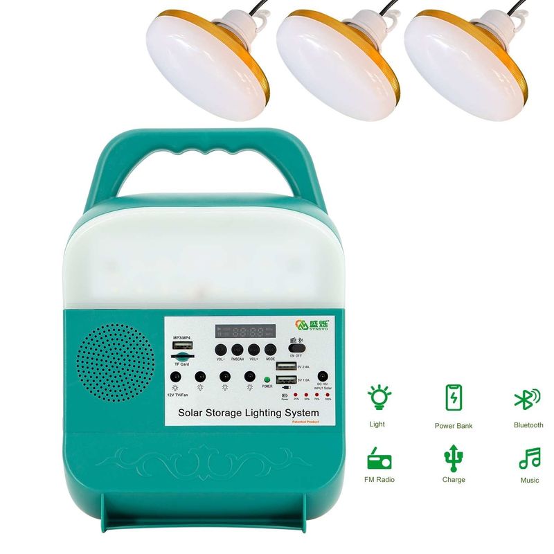 Luz de emergencia interior del panel solar SRE-688 llevada para el sistema de iluminación casero de la casa