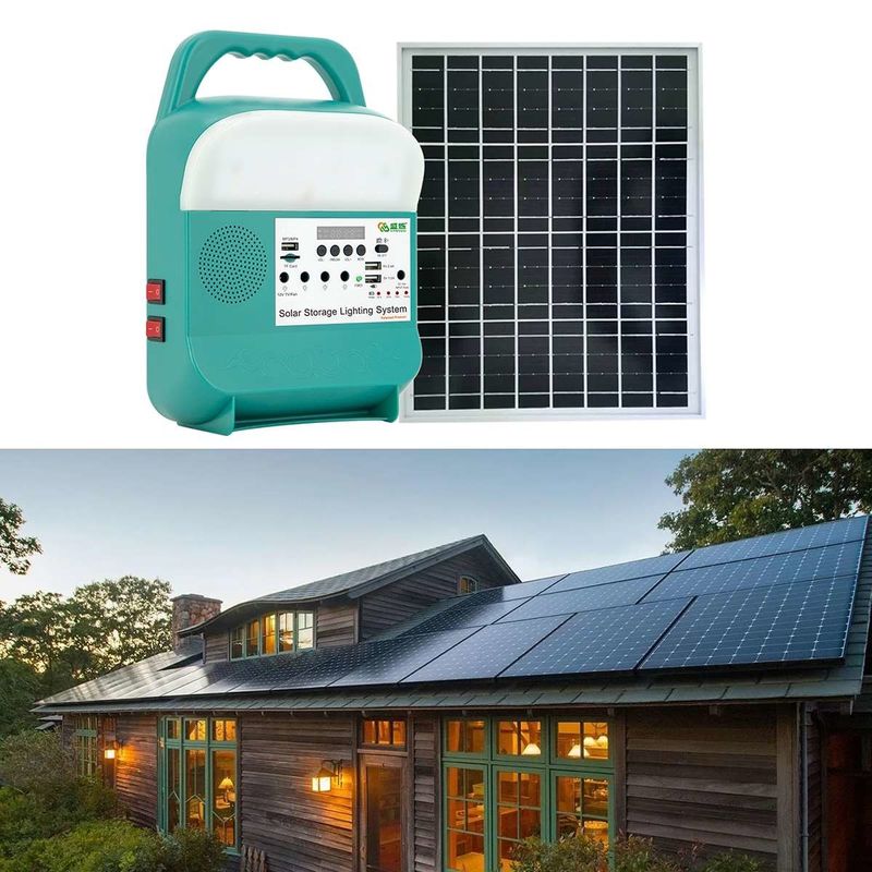 Tipo-c múltiple jardín de carga rápido de la salida del Usb de las luces de la energía solar del alto brillo