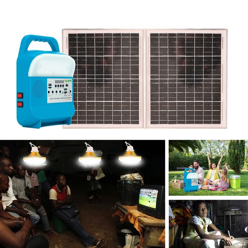 La lámpara solar recargable de la tienda de la bombilla del USB que acampa LED ASA A LA PARILLA caminar emergencia portátil