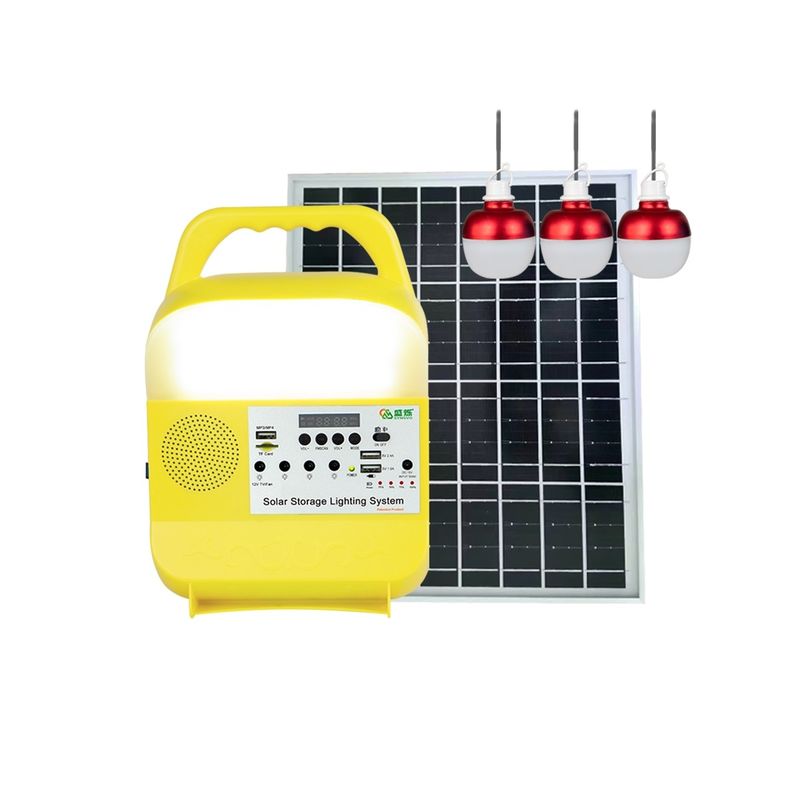 El panel solar multifuncional 16V llevó el sistema de iluminación 16W para la tienda que caminaba emergencia de la pesca
