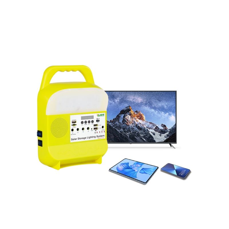 El panel solar multifuncional 16V llevó el sistema de iluminación 16W para la tienda que caminaba emergencia de la pesca