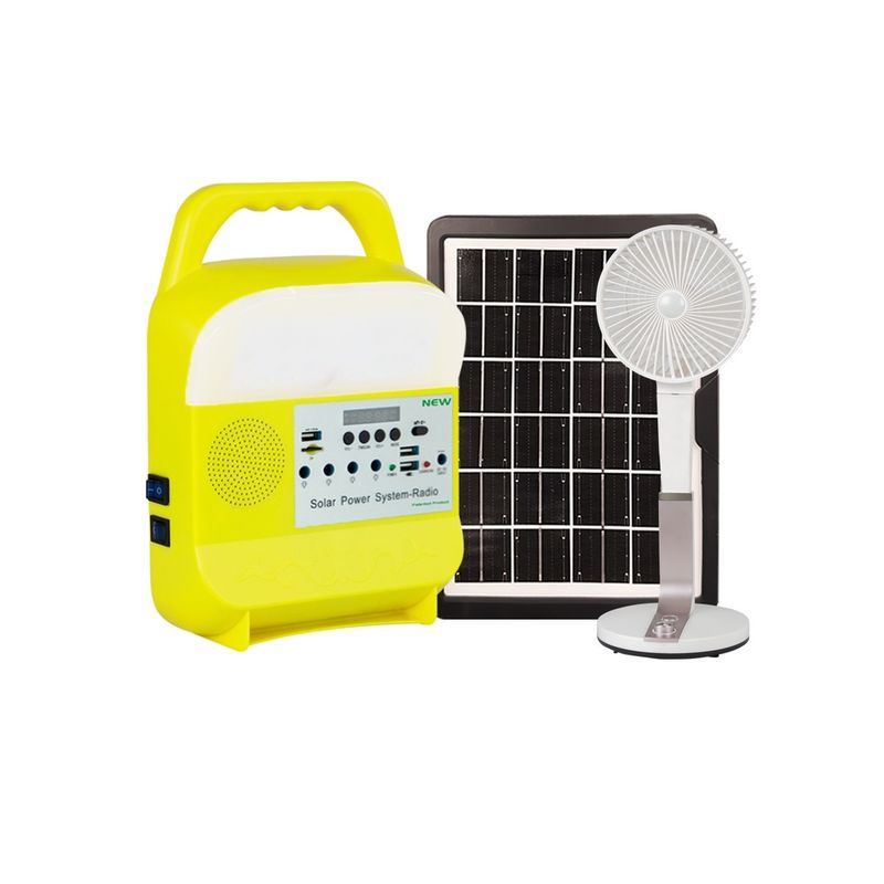 5W completo de la iluminación llevada portátil solar de la rejilla para generador de energía casero