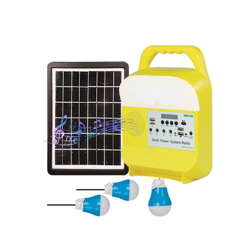Generador recargable del sistema de iluminación de la energía solar de SRE-585 Sun portátil con la batería