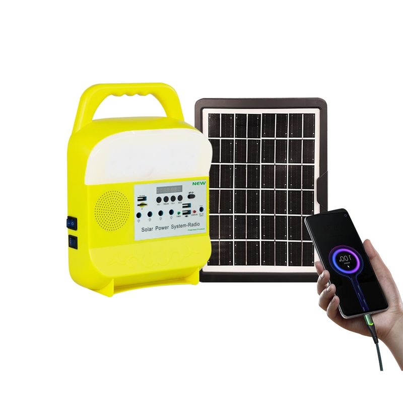 Bulbo de iluminación casero SRE-585 IP55 de Kit With LED de la energía de sistema eléctrico del panel solar