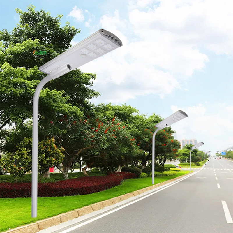Calle 400w 600w 800w todo del ABS de la luz del sensor solar de la prenda impermeable Ip65 en un 3.2V