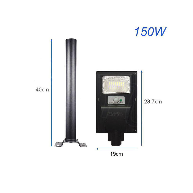 Energía solar de la luz de calle del LED con la luz de calle solar llevada al aire libre del sensor de poste de la prenda impermeable lumen teledirigido de la lámpara del alto