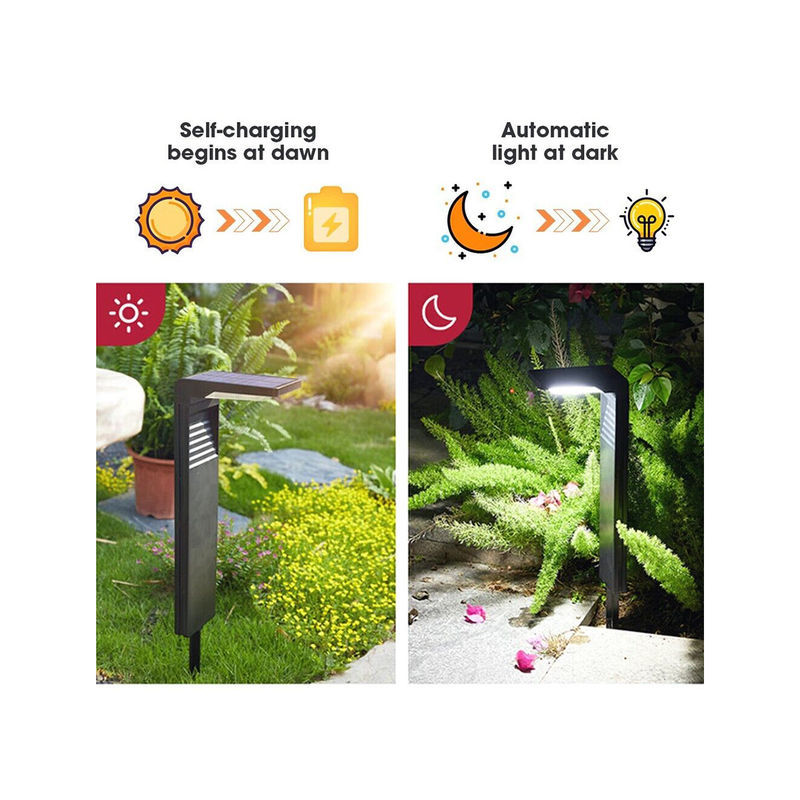 El jardín casero impermeable ligero de la yarda de la decoración del paisaje enciende el jardín de energía solar llevado al aire libre impermeable al aire libre CPD2801