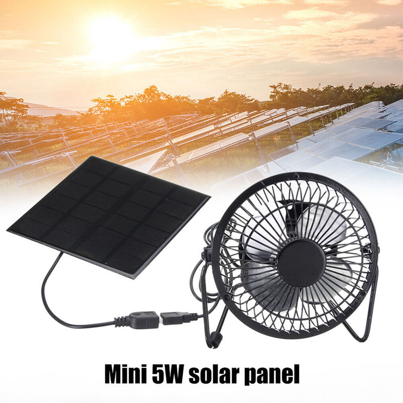 Fan solar del cargador USB de la batería recargable de la fan portátil eléctrica multifuncional del piso recargable