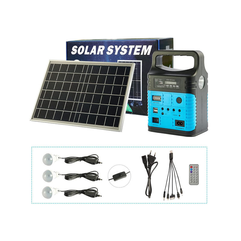 Tejado casero de carga solar del sistema del panel solar de la Sistema Solar 30W que monta sistemas de energía solar