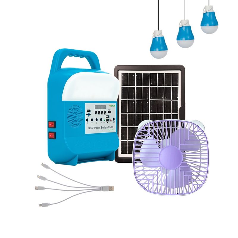 Sistema de iluminación solar de Kit With Speaker Solar Energy de la energía solar del sistema de generador de los sistemas de iluminación de la energía solar 5W