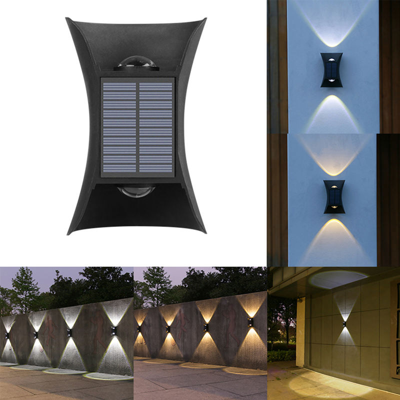 5V / accesorio exterior al aire libre LED de la pared de 70ma de la lámpara solar de las luces para interior