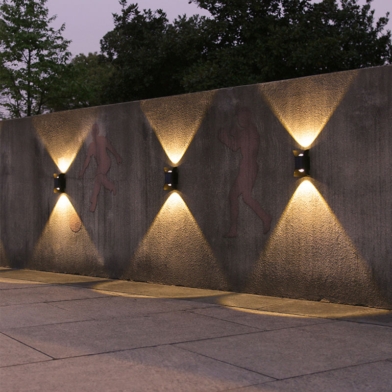 5V / accesorio exterior al aire libre LED de la pared de 70ma de la lámpara solar de las luces para interior