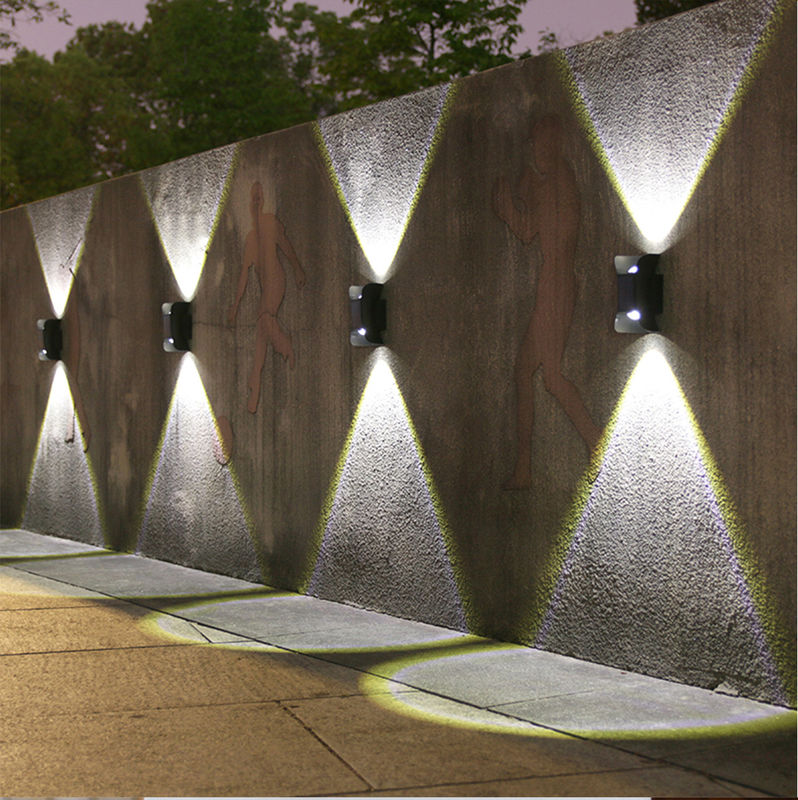 5V / accesorio exterior al aire libre LED de la pared de 70ma de la lámpara solar de las luces para interior