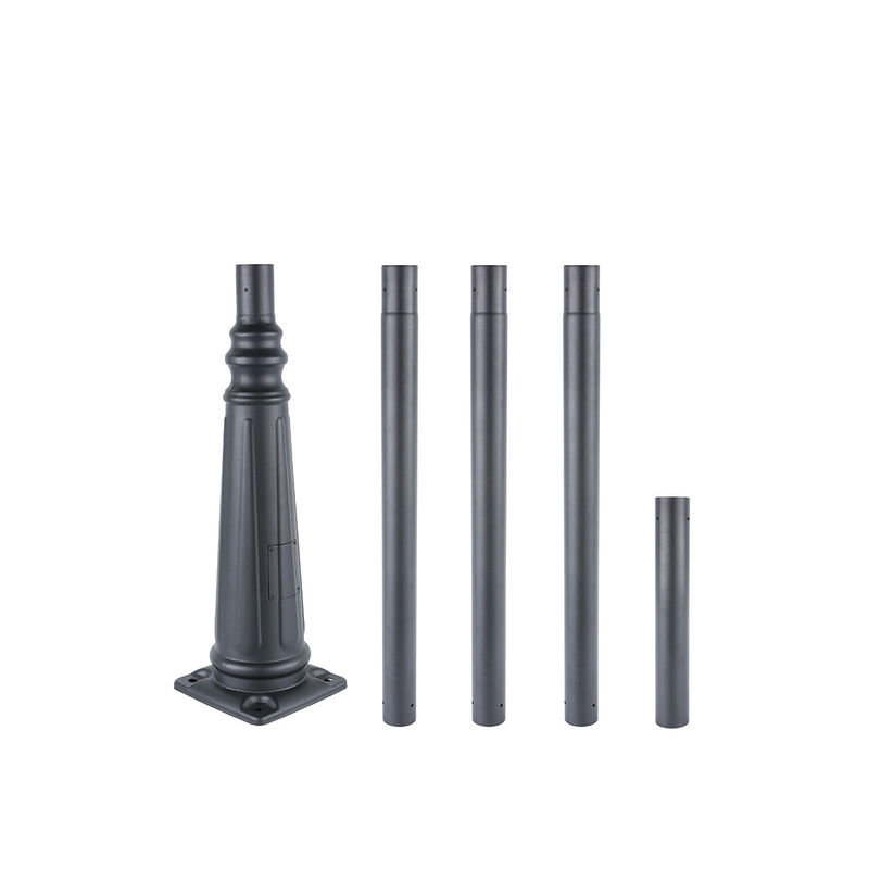 El 12M de encargo al aire libre Solar Street Light poste galvanizaron Smart llevado elegante poste el 15m
