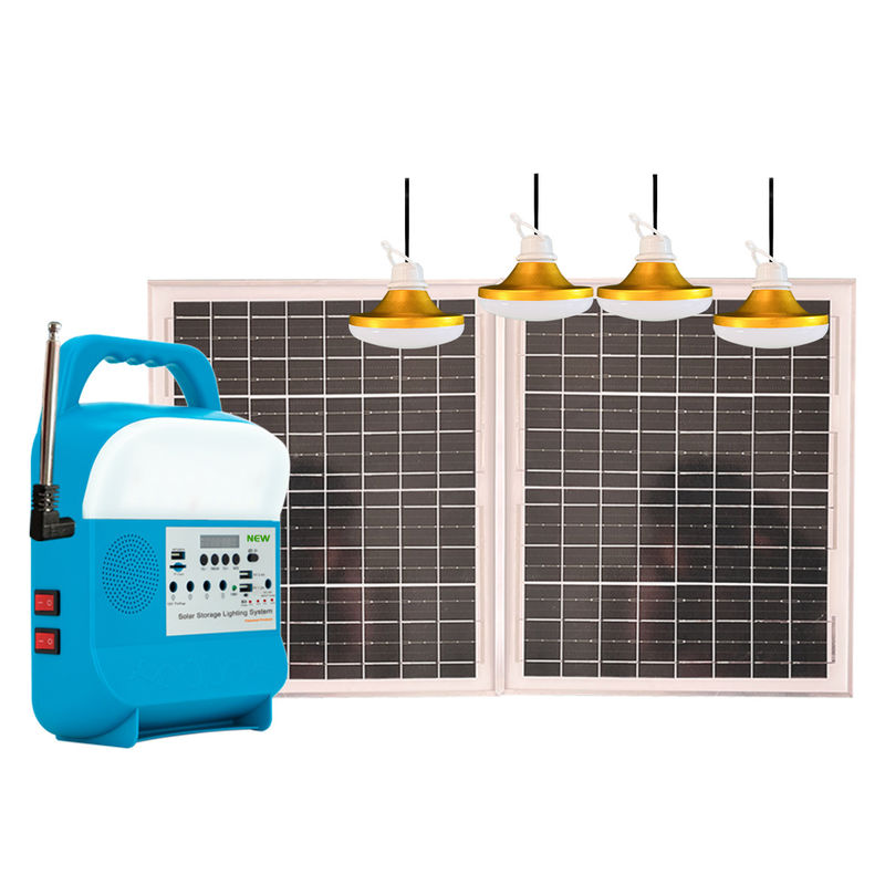 Sistema ligero casero solar de 818 LED con el grado IP65 para la estación portátil de la energía solar de la TV y de la fan