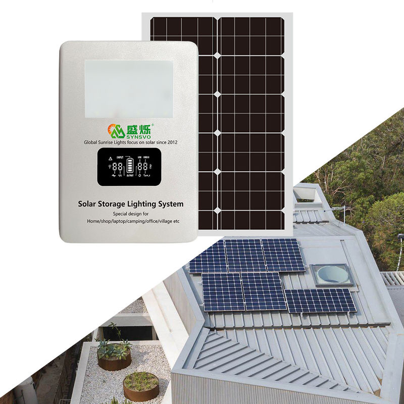 El sistema de energía del panel solar de la eficacia del 97% con la batería de 16V 12.5ah y de 16V 25ah empaquetó en la caja 938 del cartón