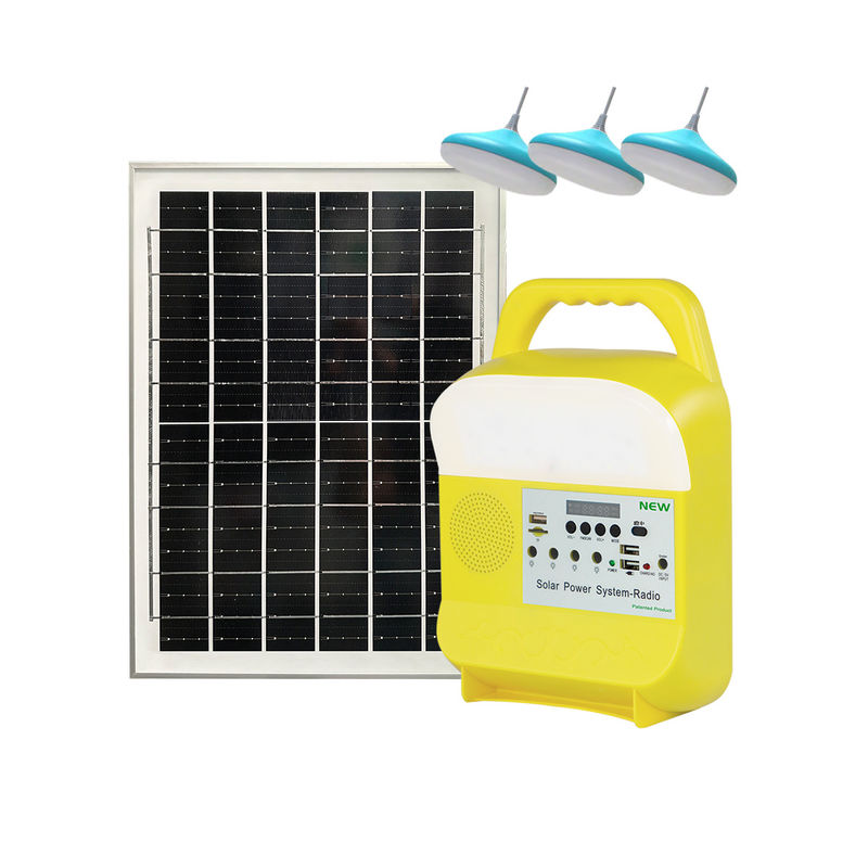 Bulbos solares portátiles 20W/6V con la batería 8000mah para la iluminación al aire libre