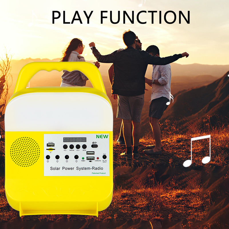 La lámpara llevada solar portátil del techo IP65 vertió las bombillas para 20W interior 6V