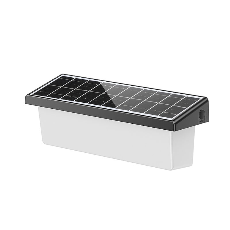1 año de garantía luz solar de pared 80 Ra CRI para iluminación exterior LED luces solares de exterior impermeable de pared montado