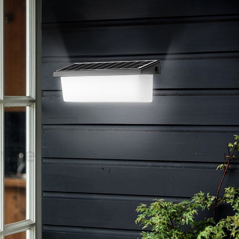 4100K Neutral Blanco Iluminación solar de pared exterior 8-10 Horas de Trabajo Tiempo de trabajo LED Iluminación solar de pared exterior Jardín de porche