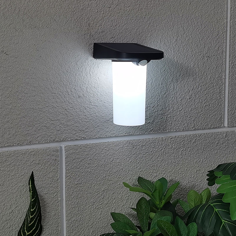 35LM Flujo luminoso Sensor de pared solar Luz 6-8h Tiempo de carga Linterna al aire libre