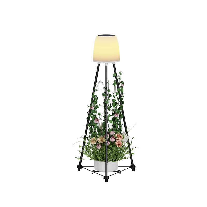 3.7V/2200MAH Lámparas de paisaje decorativas LFP alimentadas con energía solar con luz constante/parpadeante
