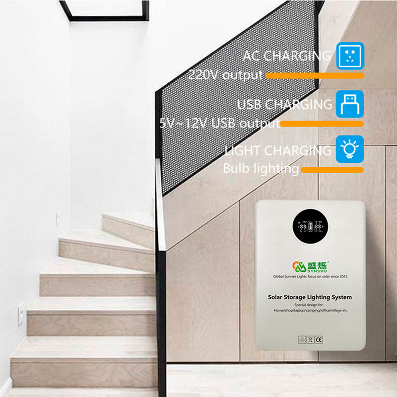 Invertidor solar fuera de la red con batería de litio 5V/9V/12V/220V Voltado de salida 22*30cm Tamaño