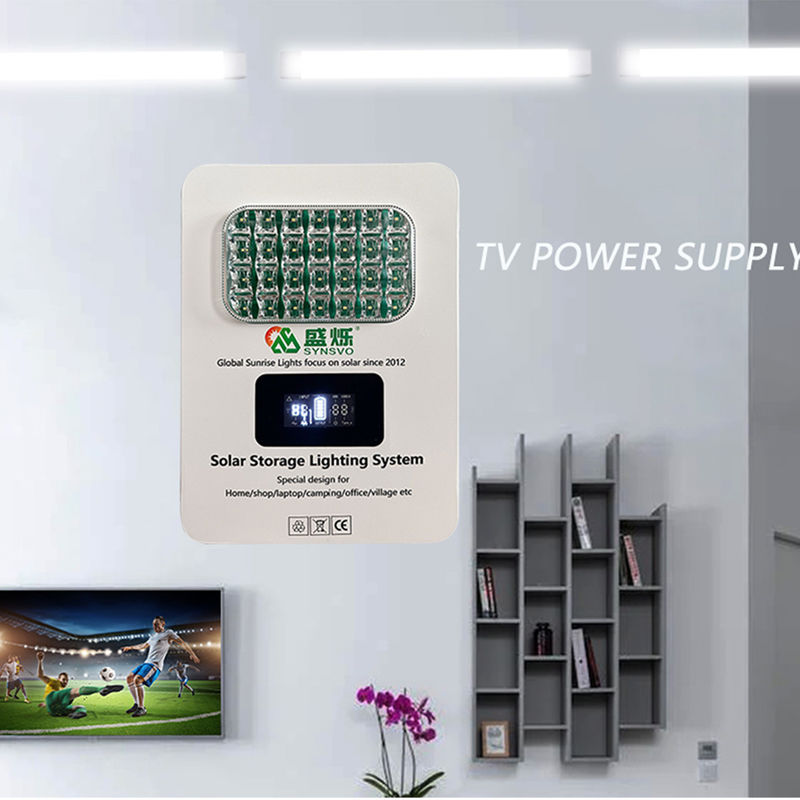 Con certificación CE 40W/60W 16V Sistema de energía de paneles solares híbrido con inversor solar SRE-938