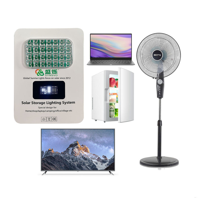 Kit de la central eléctrica del generador solar 5V/9V/12V/220V Bulbo LED de salida 6W*3PCS SRE-938