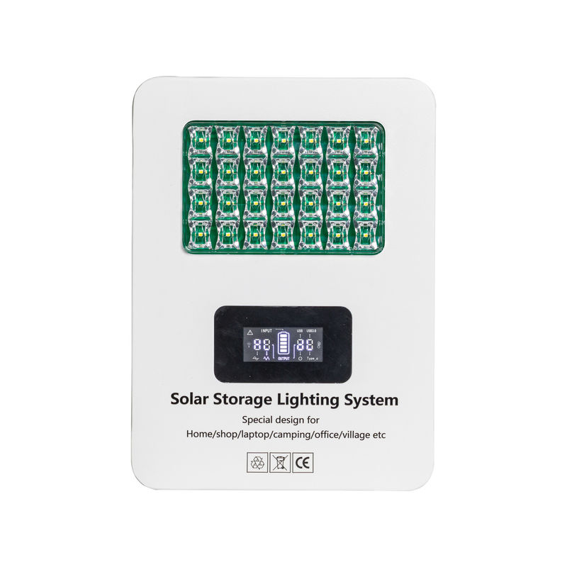 16V 12.5AH Generadores solares portátiles Sistema de iluminación de almacenamiento solar 22*30cm 180W/300W