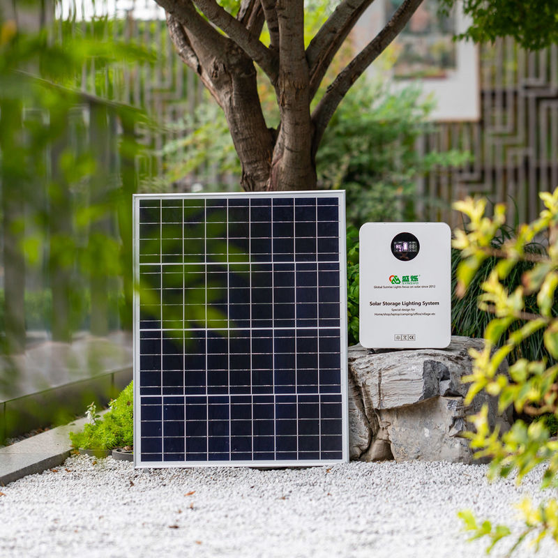 Sistemas de generación de energía solar portátil de color blanco Confiables y duraderos Generadores de energía solar grandes
