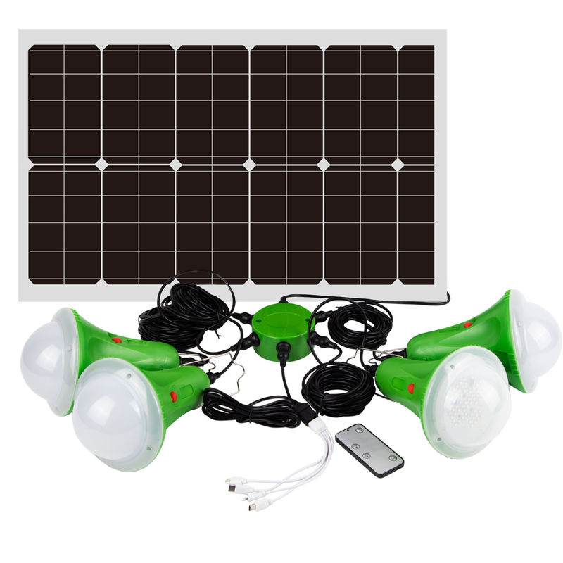 5V-6V luz solar portátil de campamento 6500-7000K temperatura de color
