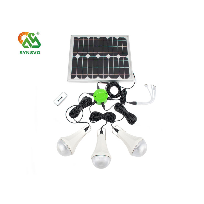 Material ABS PC Kit de luz solar para la pesca 3500K Temperatura de color al aire libre
