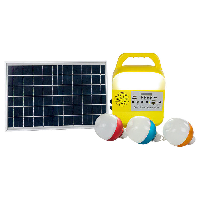 Campo accionado solar 9W del panel de las luces de emergencia del color del OEM