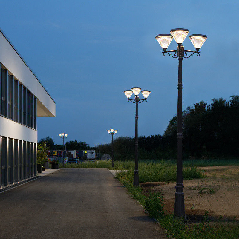 El jardín solar LED del paisaje de IP65 de la luz solar al aire libre del camino enciende 3 lámparas principales