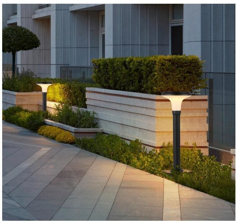 Bombilla de luz solar Iluminación de pasarela Jardín solar al aire libre Impermeable Led Patio trasero Césped solar Luces de jardín