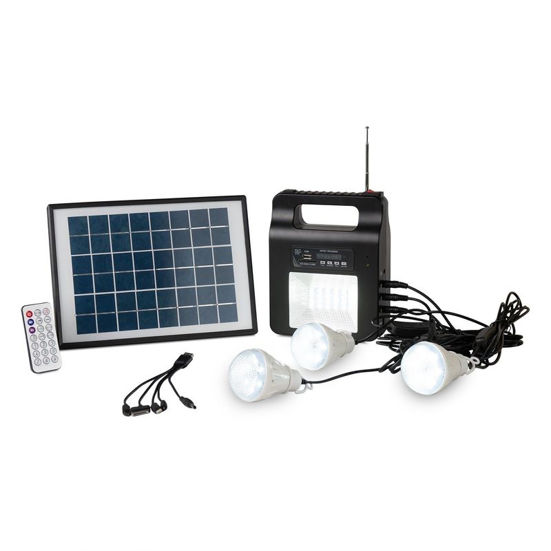 Fallo eléctrico luces de emergencia solares de 5 vatios con el cargador del teléfono móvil
