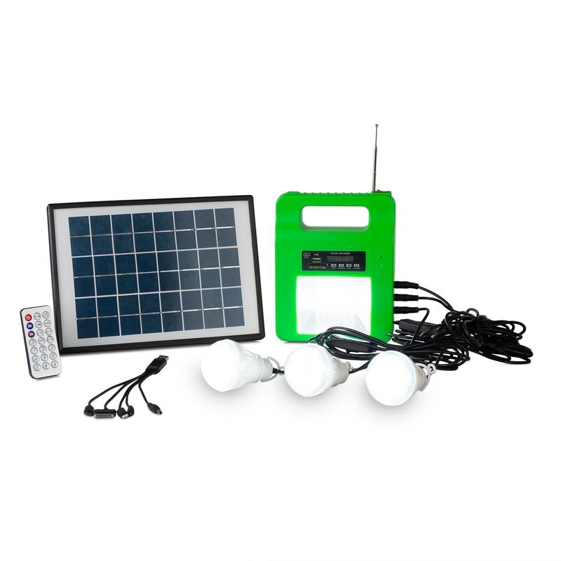 Fallo eléctrico luces de emergencia solares de 5 vatios con el cargador del teléfono móvil