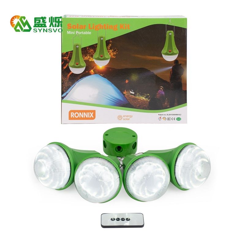 435lum teledirigido Mini Home Lighting System solar 14Hours a la hora laborable 48Hours