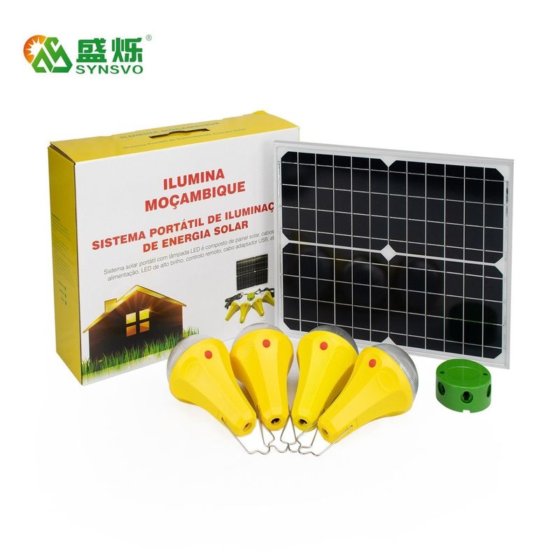 435lum teledirigido Mini Home Lighting System solar 14Hours a la hora laborable 48Hours